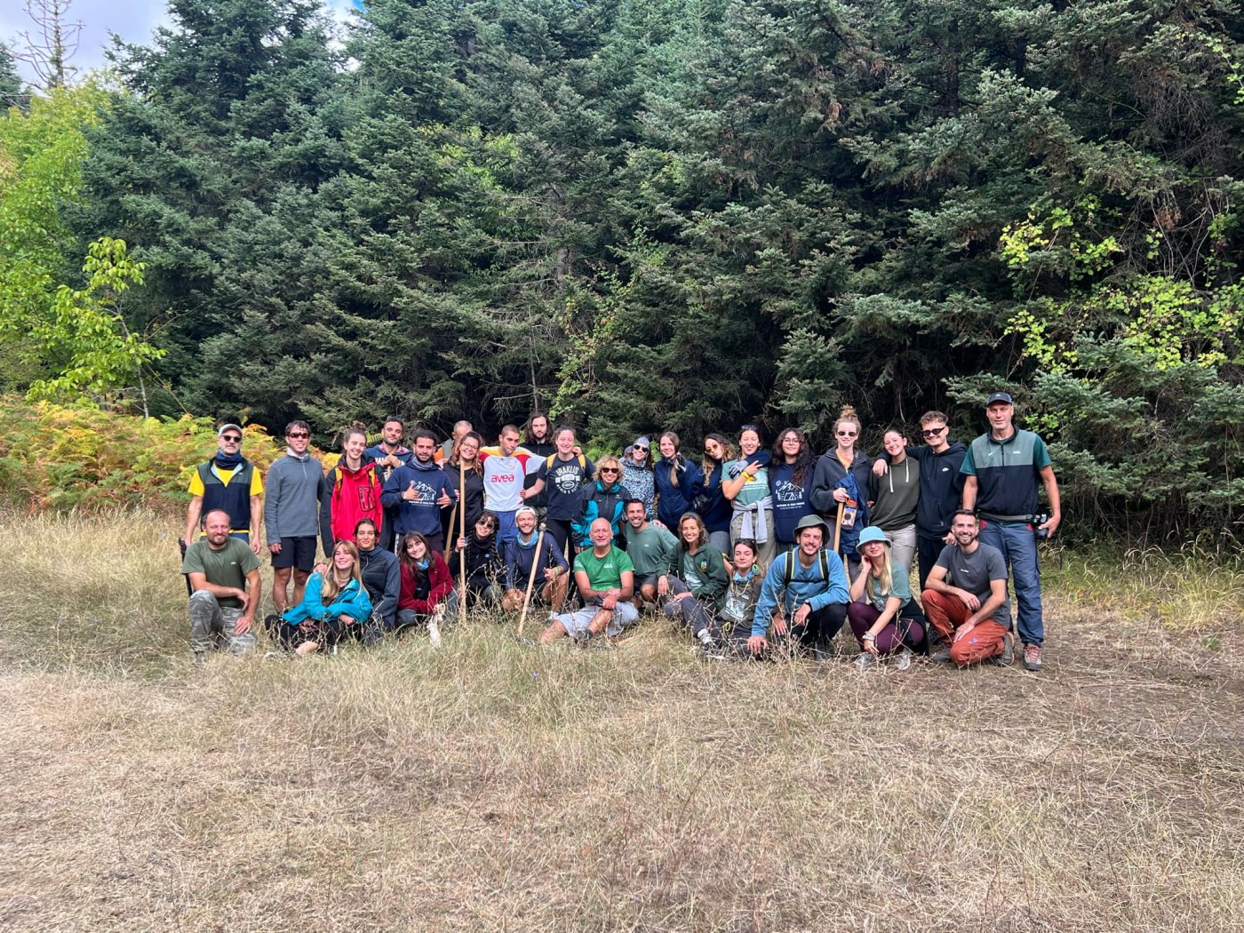 A wonderful 3 days of volunteering at Athanasios Diakos in Vardousia mt.