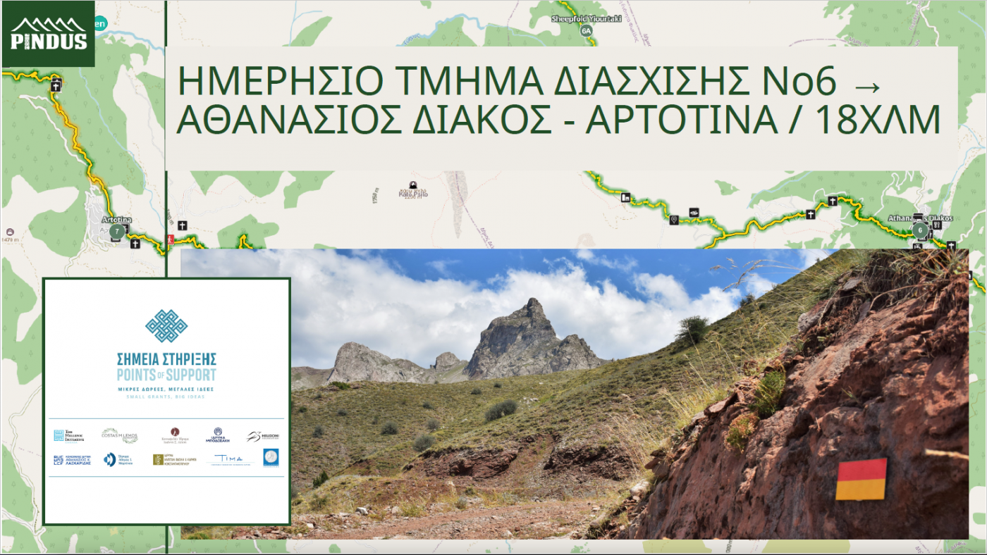 "Σημεία Στήριξης" προς ολοκλήρωση οδεύει το ημερήσιο τμήμα διάσχισης 6. Αθ. Διάκος - Αρτοτίνα